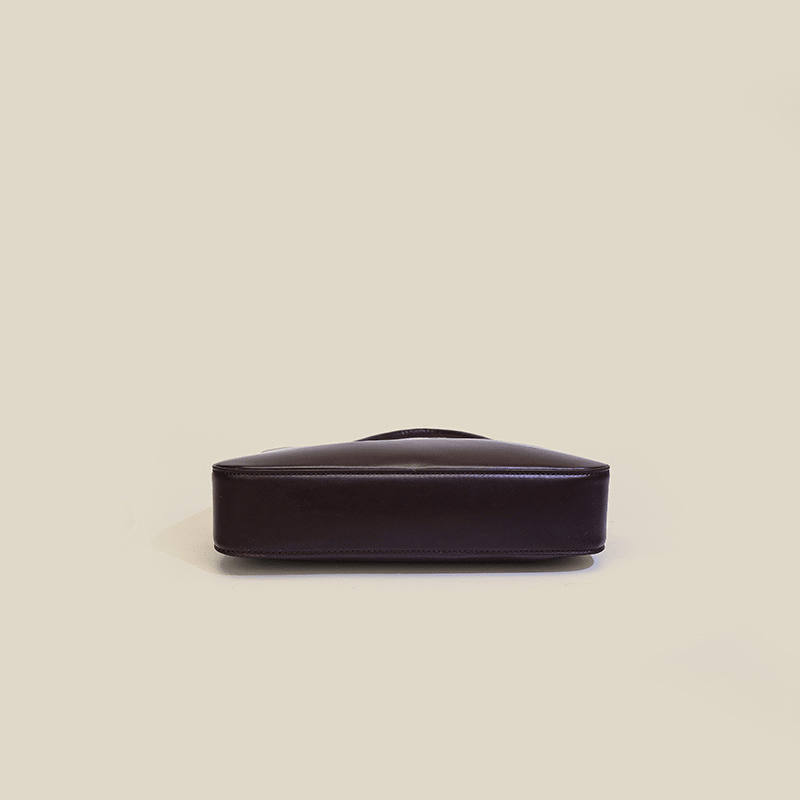 Simple Texture Baguette-shaped Shoulder Bag for Commuting - zoraflux