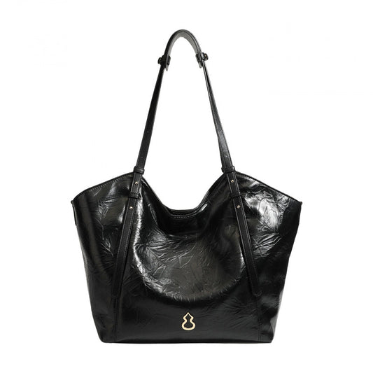 Soft Leather Tote Bag Adjustable Shoulder Strap Handbag with Inner Pouch for Work Office Daily Travel - zoraflux