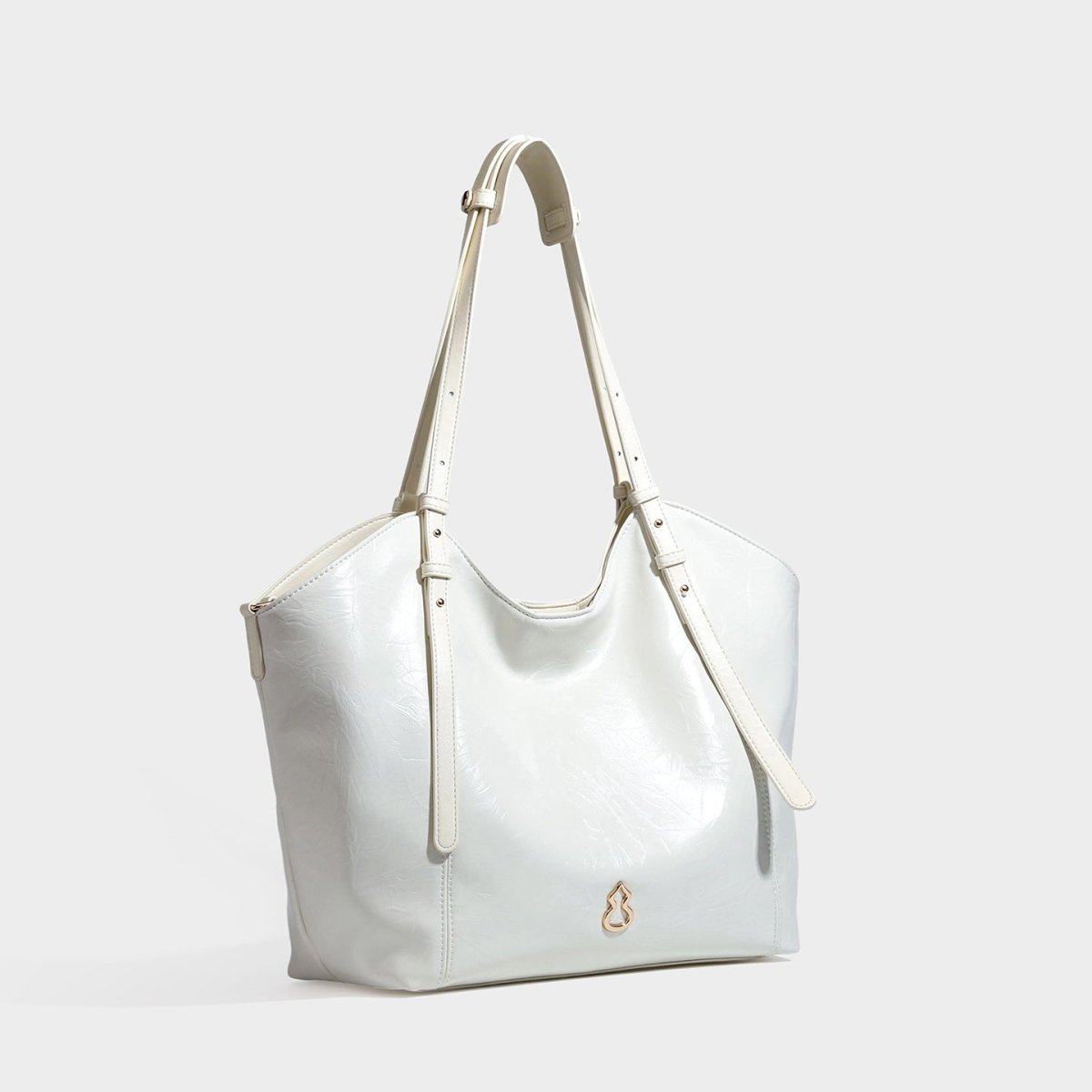 Soft Leather Tote Bag Adjustable Shoulder Strap Handbag with Inner Pouch for Work Office Daily Travel - zoraflux