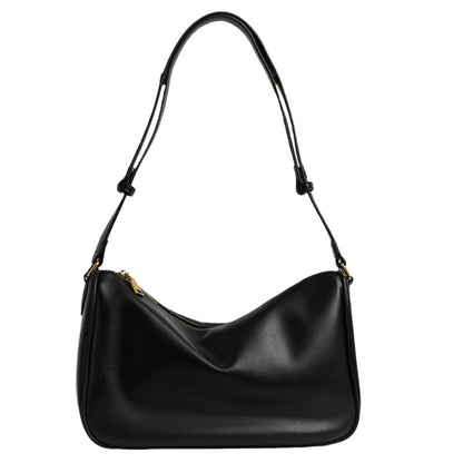 Soft waxy lady commuting underarm bag - zoraflux