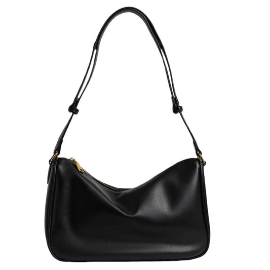 Soft waxy lady commuting underarm bag - zoraflux