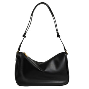 Soft waxy lady commuting underarm bag - zoraflux