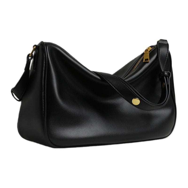 Soft waxy lady commuting underarm bag - zoraflux
