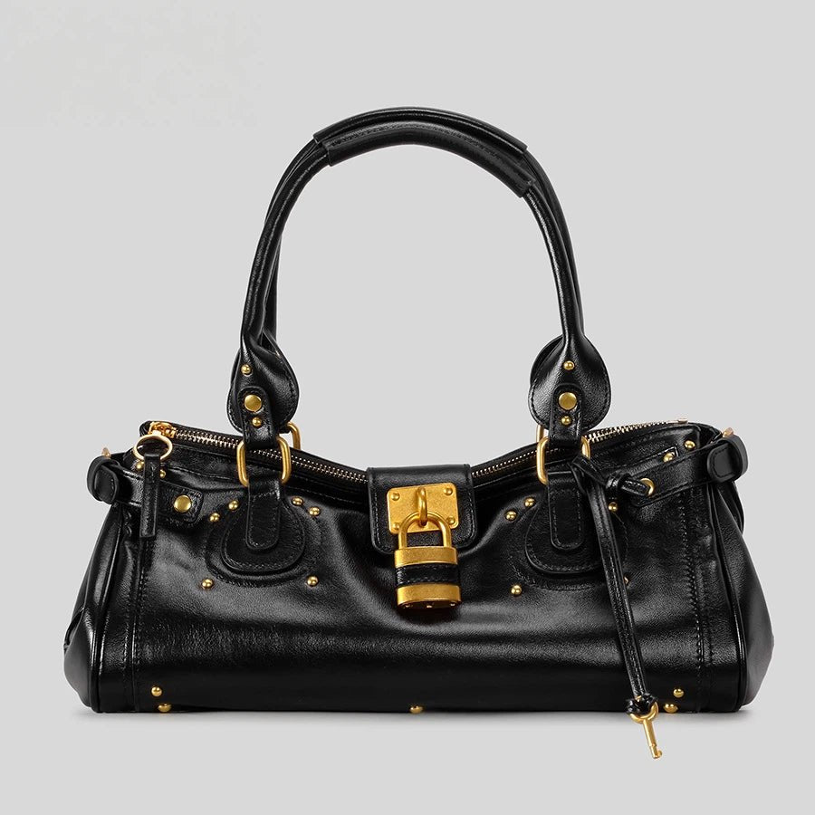 Spice Girl retro design sense lock bag - zoraflux