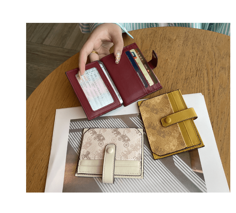 Thin exquisite pattern card holder bag - zoraflux