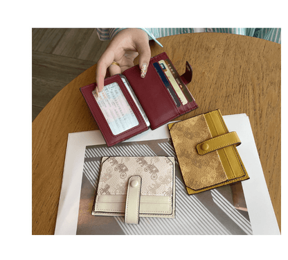 Thin exquisite pattern card holder bag - zoraflux