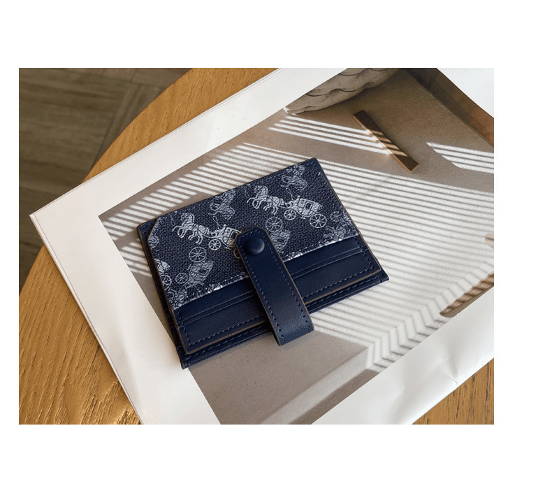 Thin exquisite pattern card holder bag - zoraflux