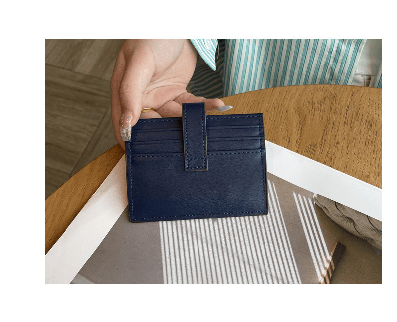 Thin exquisite pattern card holder bag - zoraflux