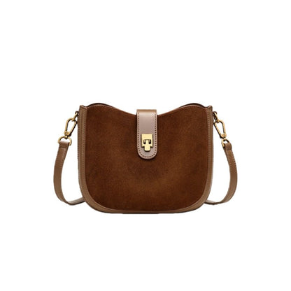 Top - grain cowhide matte soft single - shoulder bag - zoraflux