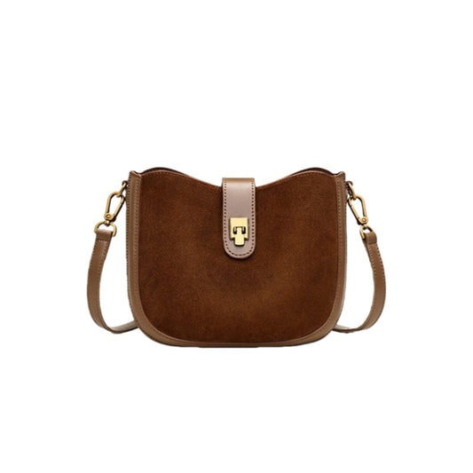 Top - grain cowhide matte soft single - shoulder bag - zoraflux