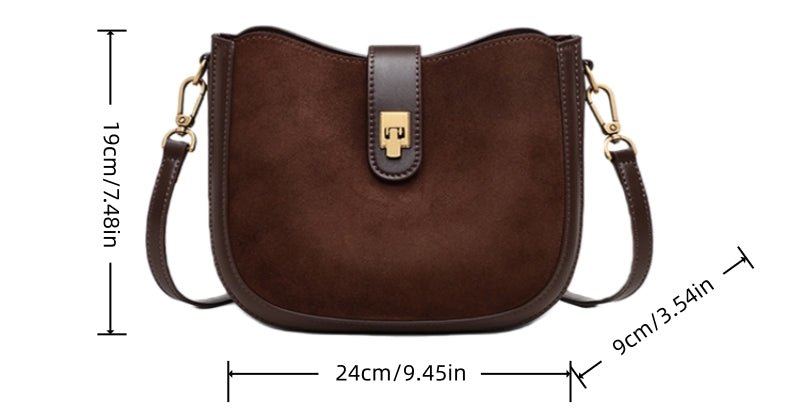 Top - grain cowhide matte soft single - shoulder bag - zoraflux