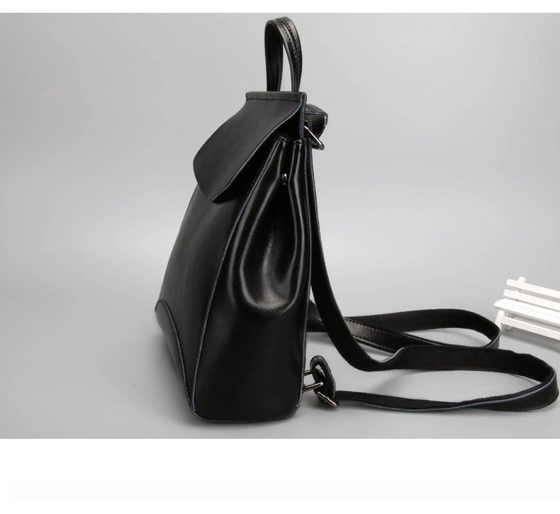 Versatile cowhide multi - functional backpack - zoraflux