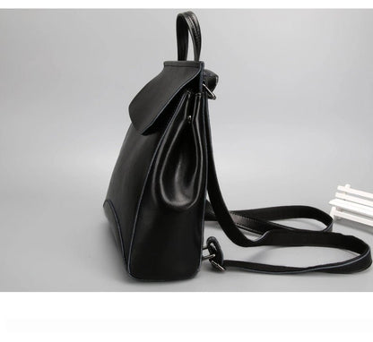 Versatile cowhide multi - functional backpack - zoraflux