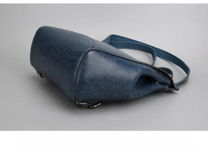 Versatile cowhide multi - functional backpack - zoraflux