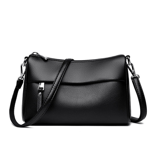 Versatile waterproof simple leather bag - zoraflux