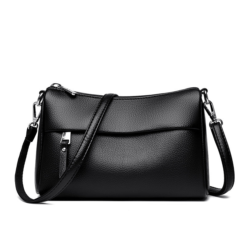 Versatile waterproof simple leather bag - zoraflux