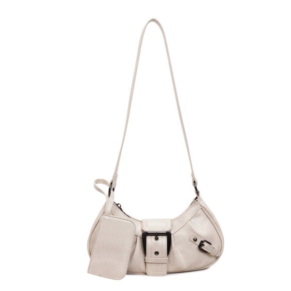 Vintage French commuter shoulder bag gift change purse - zoraflux