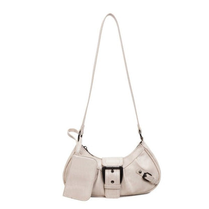 Vintage French commuter shoulder bag gift change purse - zoraflux