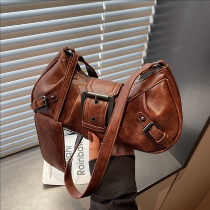 Vintage French commuter shoulder bag gift change purse - zoraflux