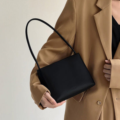 Walnut baguette underarm bag - zoraflux