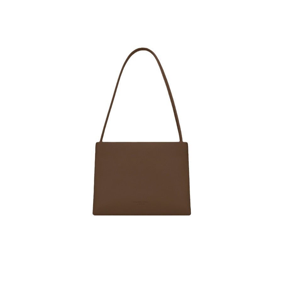 Walnut baguette underarm bag - zoraflux