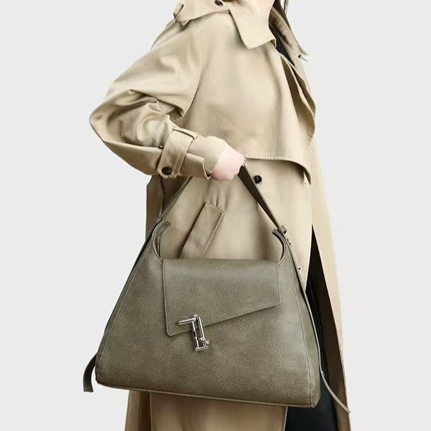 Women Genuine Leather Underarm Bag - zoraflux