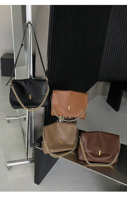 Women's Genuine Leather Tote Crossbody Bag - zoraflux