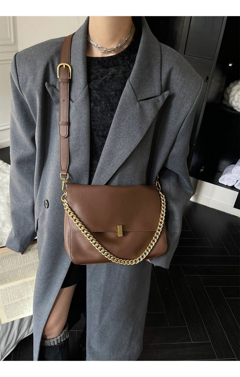 Women's Genuine Leather Tote Crossbody Bag - zoraflux