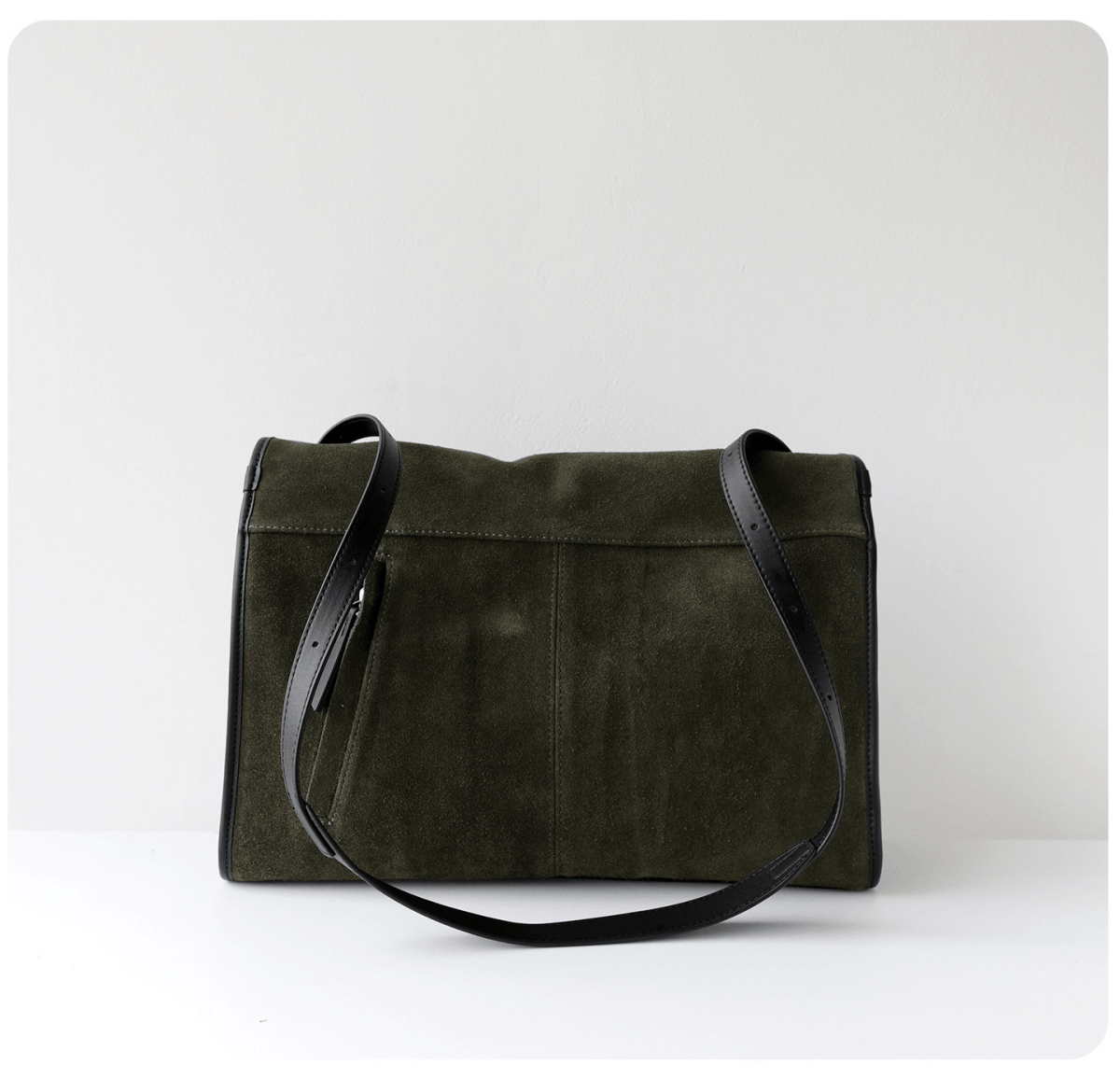 Women's Large Capacity Suede Cowhide Messenger Bag - zoraflux