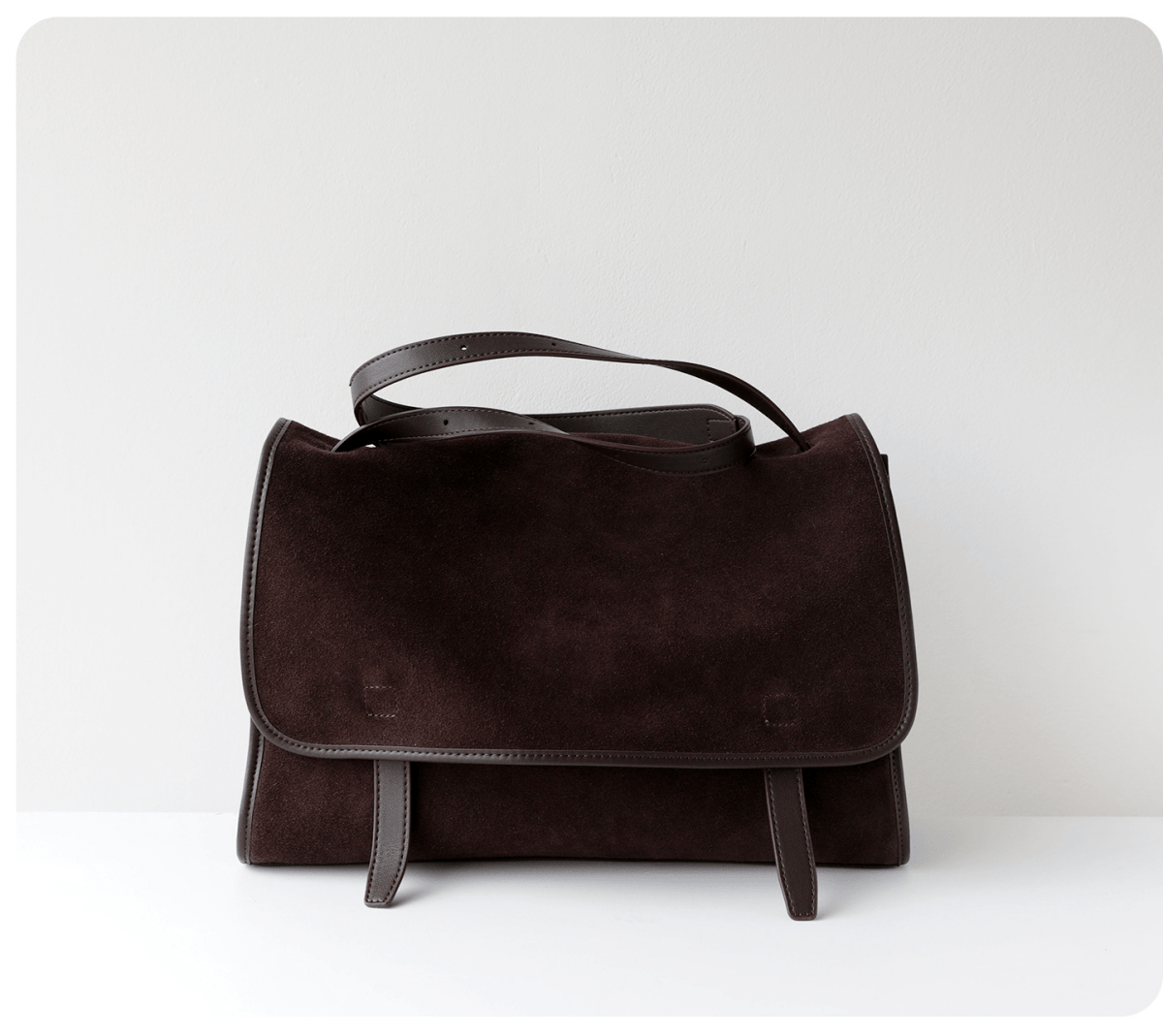 Women's Large Capacity Suede Cowhide Messenger Bag - zoraflux