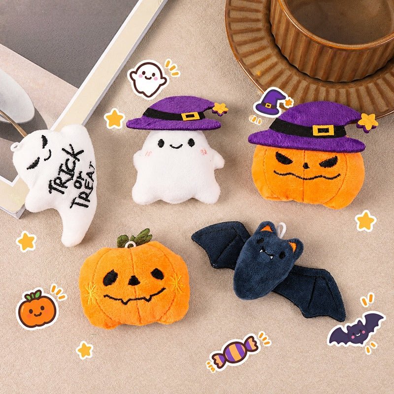 Zoraflux Halloween Cute Plush Small Ornaments Bag Hanging Decoration DIY Parts - zoraflux