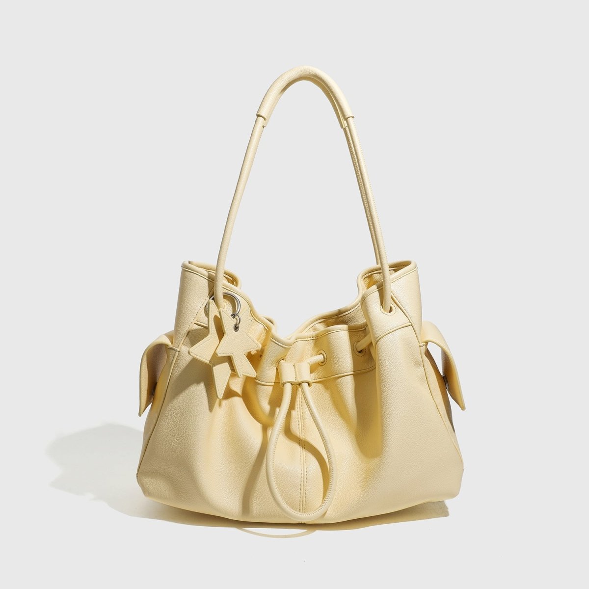 Zoraflux Soft Star Charm Drawstring Tote Bag 2 Sizes - zoraflux